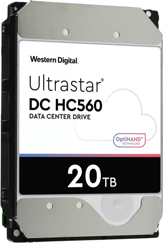 Western Digital Ultrastar DC HC560 interne harde schijf 20 TB 7200 RPM 3.5" SAS — afbeelding 3