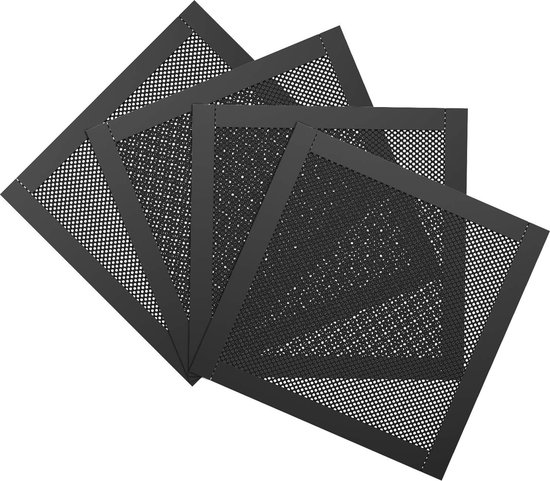 120 Mm Stoffilter Voor Computerkoelventilator 4 pack PC ventilator 