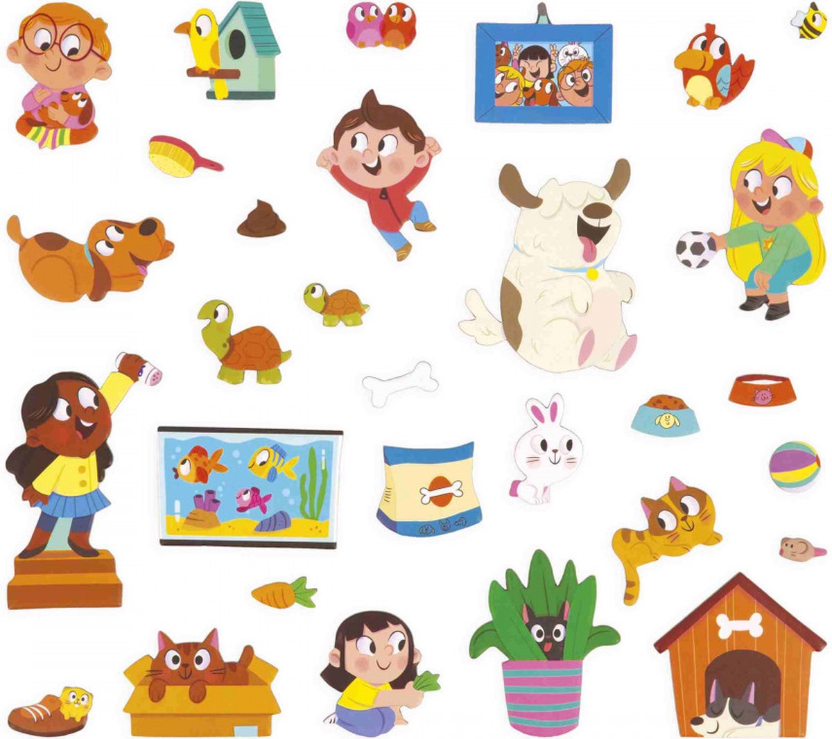 Janod - Magneti Stories - Huisdieren – Educatieve magneetset — afbeelding 3