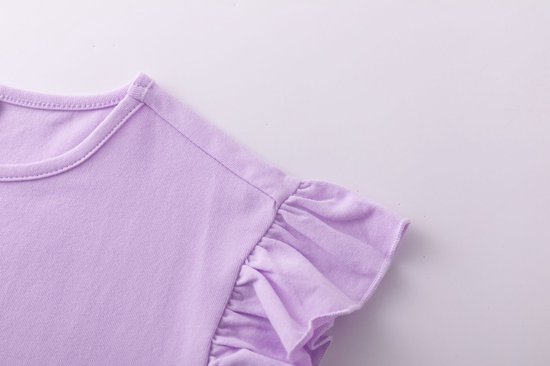 Newness Kids - t-shirt violet à volants - taille 98