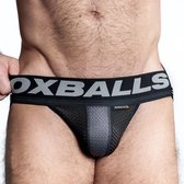 Oxjok Airmesh - Jockstrap semi-transparent Upthrust Jockstrap - Tar Black S