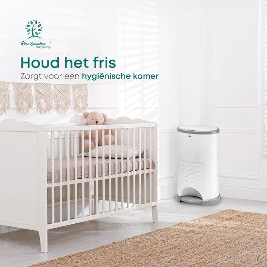 Recharge Seau à Couches Korbell Compatible - Lot De 6 Recharges Parfumées 15/16 Litres