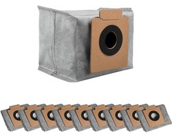 10 stofzakken voor Eufy Clean X8 Pro / X10 Pro Omni robotstofzuiger, geschikt voor zelfreinigend station, vervangende zak, accessoires, stofzuigerzakken, reserveonderdelen