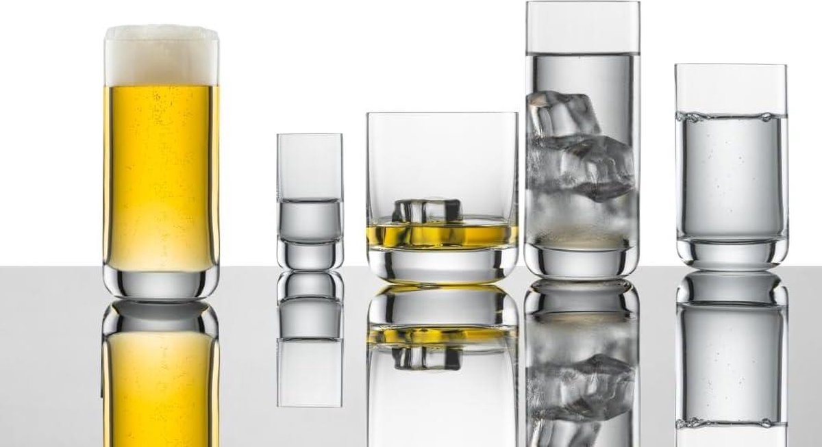 Simple Whiskyglas Set van 6 rechte tumbler voor whisky vaatwasmachinebestendige Tritan-kristalglazen Made in Germany artikelnr. 123664