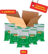 Omdoos Swash Bathing Gloves 5-pack (60 verpakkingen!) - Geparfumeerd - Voordeelverpakking