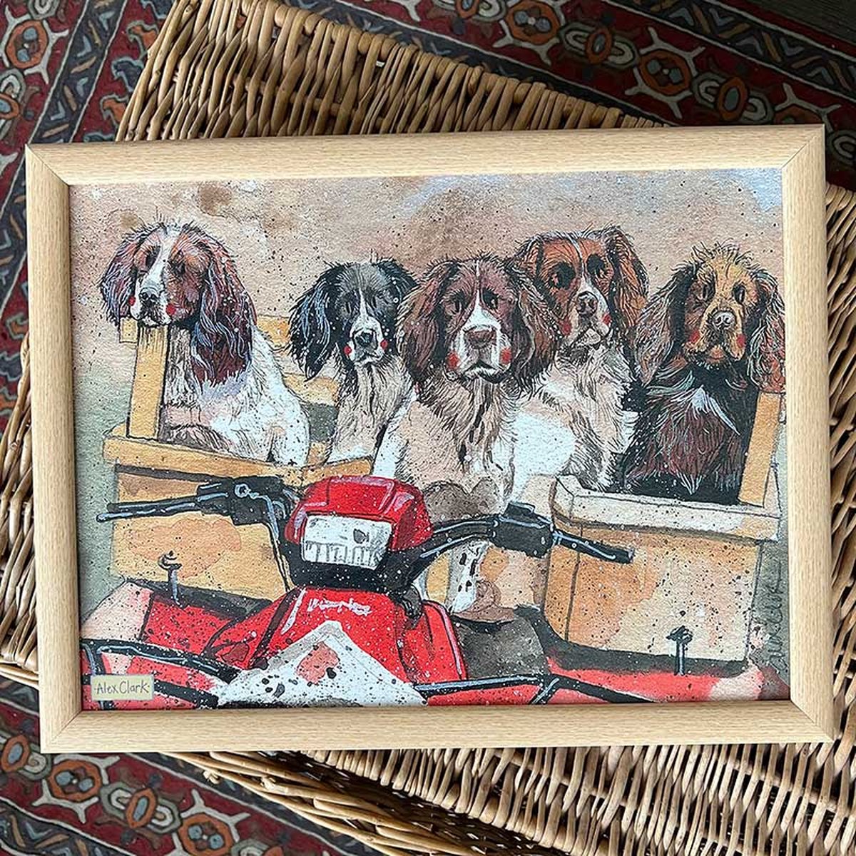 Goedkoopste Alex Clark Schootkussen Honden ~ Working Spaniels'