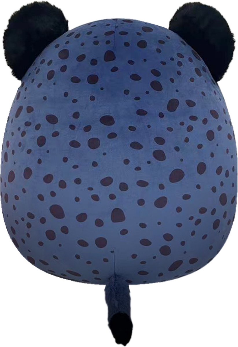 Squishmallows - Spotts - Navy Blue Cheetah W/Fuzzy Belly and Black Spots 50cm pluche — afbeelding 3