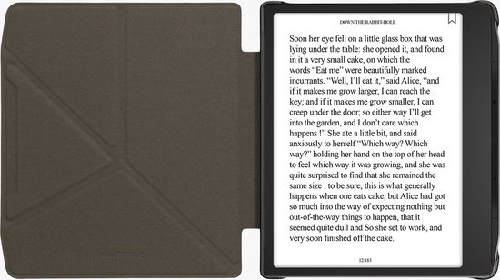 kwmobile e-reader hoesje geschikt voor Pocketbook Era / Era Color hoes - Ereader flip case met standaard - E reader cover van kunstleer - In donkerblauw van Merkloos — afbeelding 4