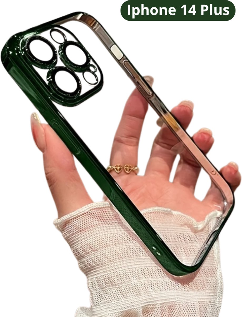 Nivard Telefoon Hoesje - Telefoonhoesjes - Phone Case - Shockproof - Premium Protection - Geschikt Voor iPhone 14+ - Groen