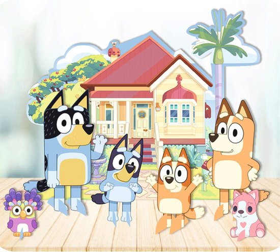 Set de décoration de table Bluey 7 pièces