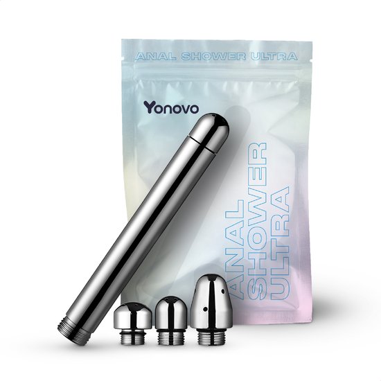 Foto: Yonovo anaal douche ultra klysma set anale reiniging constipatie darmreiniging aluminium