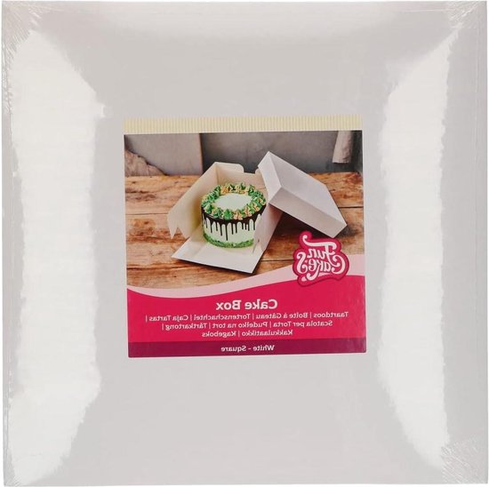 Bestel Taartdoos 30,5 x 30,5 x 35,5 cm met handvat voor slechts € 4,75