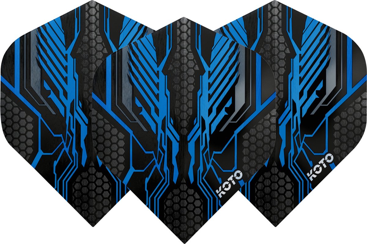 KOTO ZIZ-Wing NO2 Aqua - Dart Flights