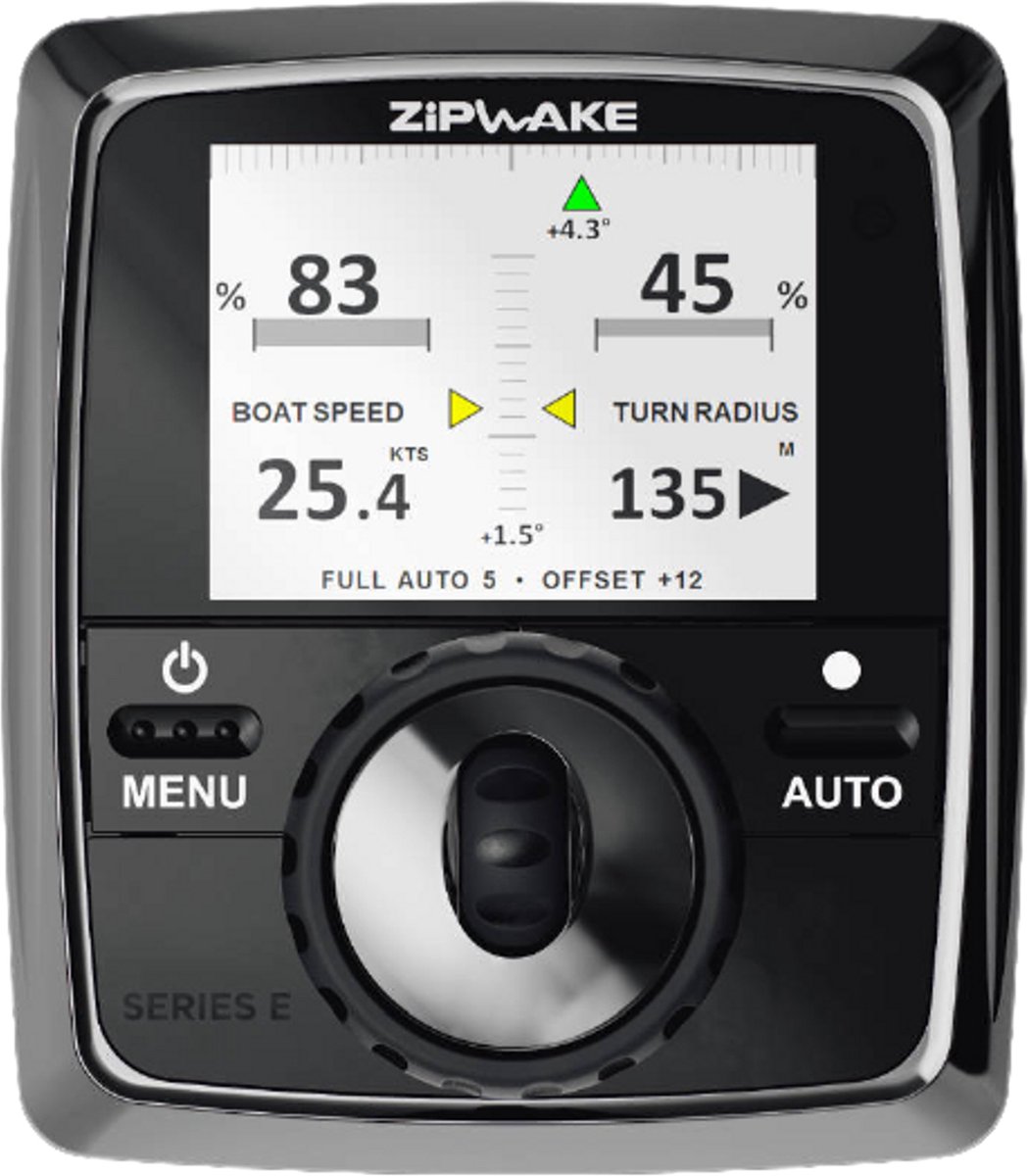 Zipwake CP-E Bedieningspaneel Serie E met 15 meter Stroomkabel | 2012032