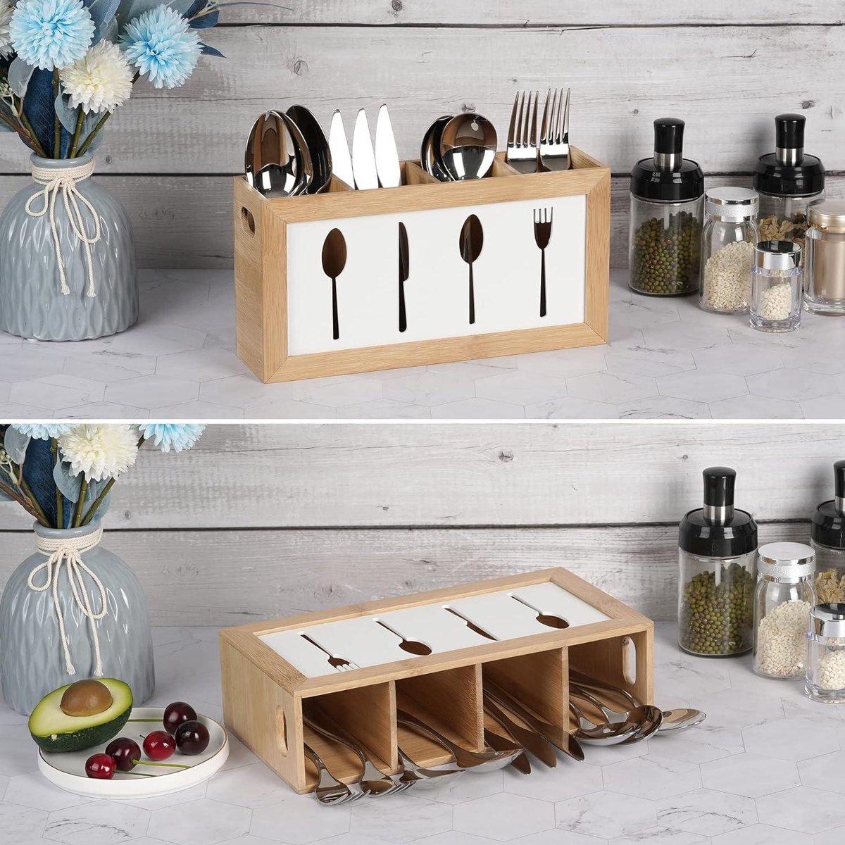 Bestekhouder voor op tafel - Stoer en Landelijk Wonen Winkel Bestekhouder voor op tafel - Stoer en Landelijk Wonen Winkel