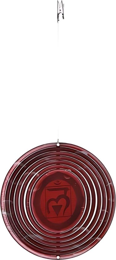 Chakra Kristallglas Klangspiel 46cm - Naturmelodien Für Innen & Außen