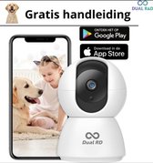 Huisdiercamera - Hondencamera - Dog Camera - IP Beveiligingscamera - 2 Weg Audio- WiFi - 2.4 GHZ - Beweeg en Geluidsdetectie - Nachtvisie - 360 Eyes App