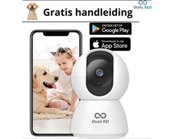 Huisdiercamera – Hondencamera – Dog Camera – Babyfoon – NL Handleiding – IP Beveiligingscamera – 2 Weg Audio- WiFi – 2.4 GHZ – Beweeg en Geluidsdetectie – Nachtvisie – 360 Eyes App