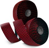 Stuurlint set van 2- Fiets- Hexagon bar tape- Rood/Zwart- 2meter- Tape- Antislip- Stuurtape