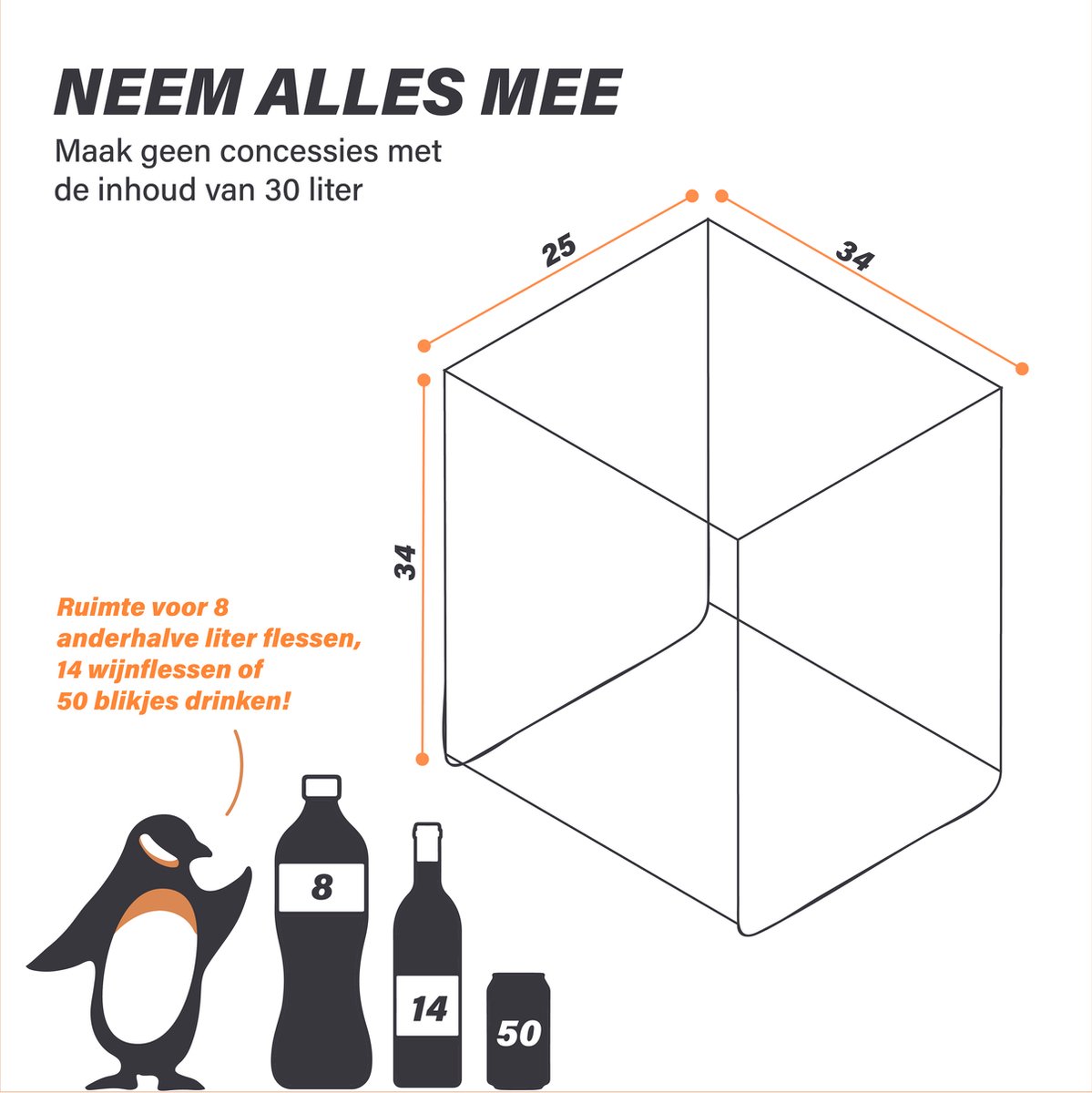 Koel Boks 30L - Koelbox Elektrisch 12V en 220V/230 Volt - Camping Frigobox voor Auto - Coolbox - Frigobox -19°C – foto 4