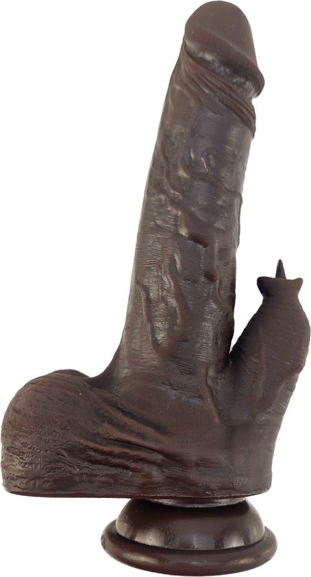 Vibromasseur réaliste BNDGx® - Marron foncé - 23 cm XXL - Gros pénis pour  femme avec