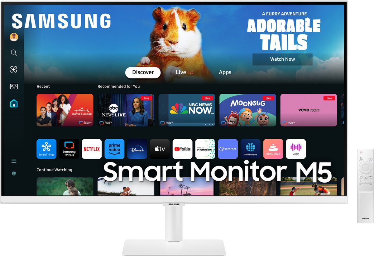 Samsung Smart M5 LS27DM502EUXEN - Full HD - VA-paneel - 27 inch op Prijzenvolger.com