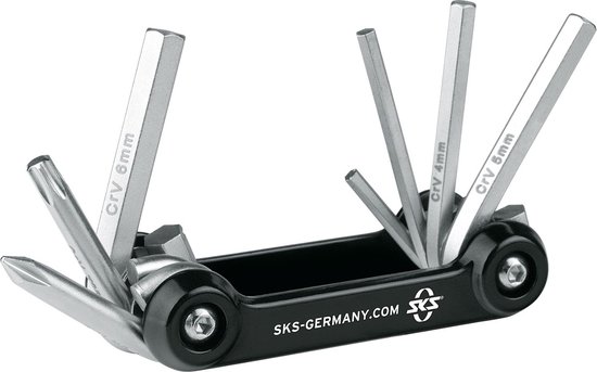 SKS set 3 bandenlichters, fietspomp en multitool — afbeelding 3