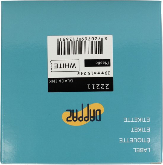 DULA 1976411/2112283 | Duurzame etiketten - 25x54 mm - 160 etiketten Labeltape