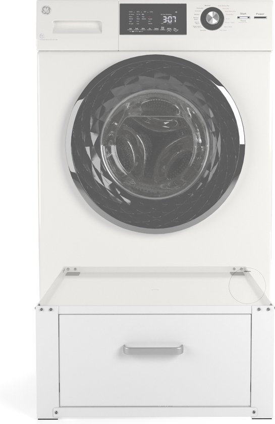 RMBO Wasmachine verhoger met lade - Wasmachine kast - Wasmachine