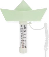 Balvi Pool Zwembad Thermometer Boot Groen