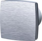 Badkamerventilator Design Ø 125mm - 167 m³/h - Zilver (alu) geborsteld