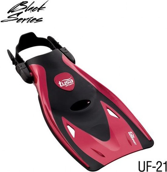 Tusa Visio Tri-Ex Travel snorkelset Rood L 41-46