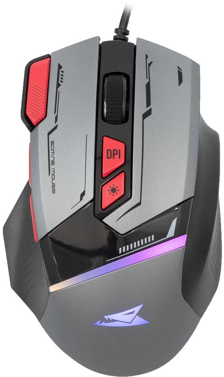 Barracuda - MANTA-G - Gaming Muis - Grijs