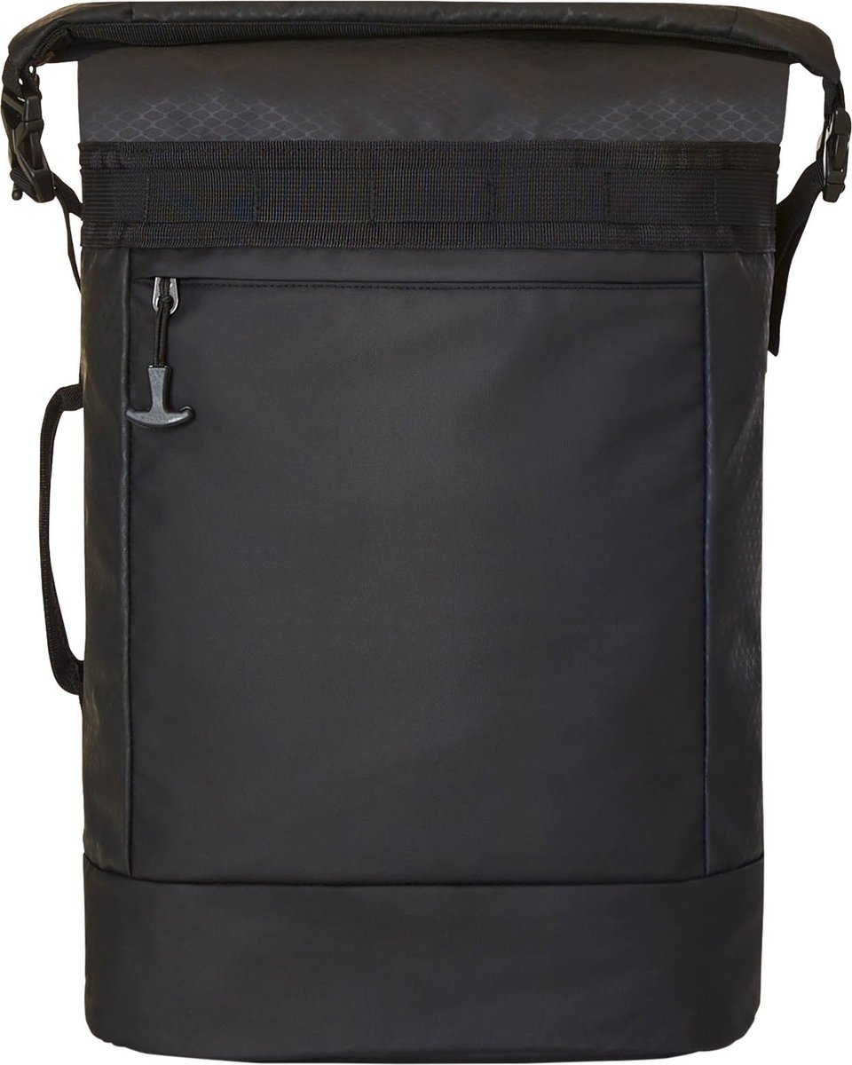 Notebook rugzak - zwart - 18 Liter - 45 x 29 x 15 cm - 15 inch laptop - gerecycled materiaal - praktisch - Halfar - Active