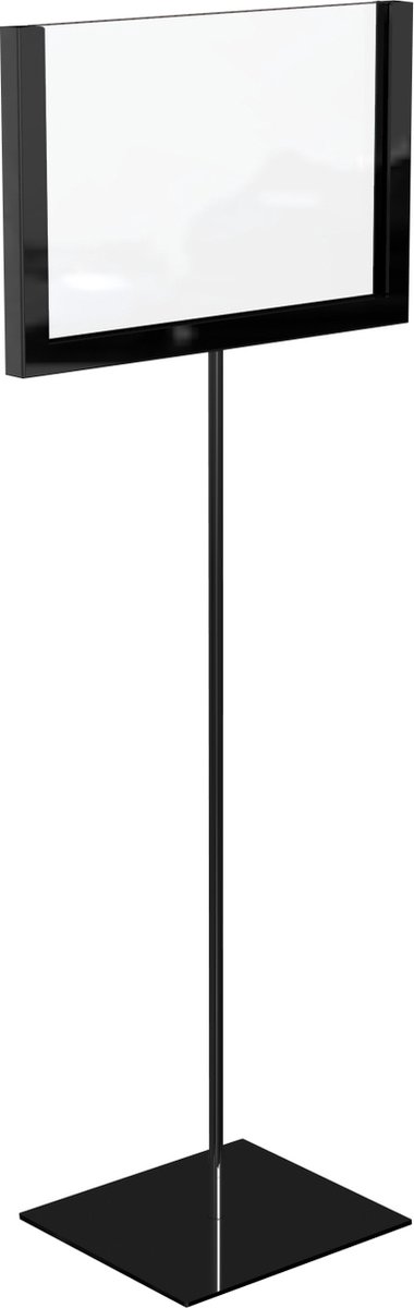 Display A6 zwart op statief ST0043.BLACK