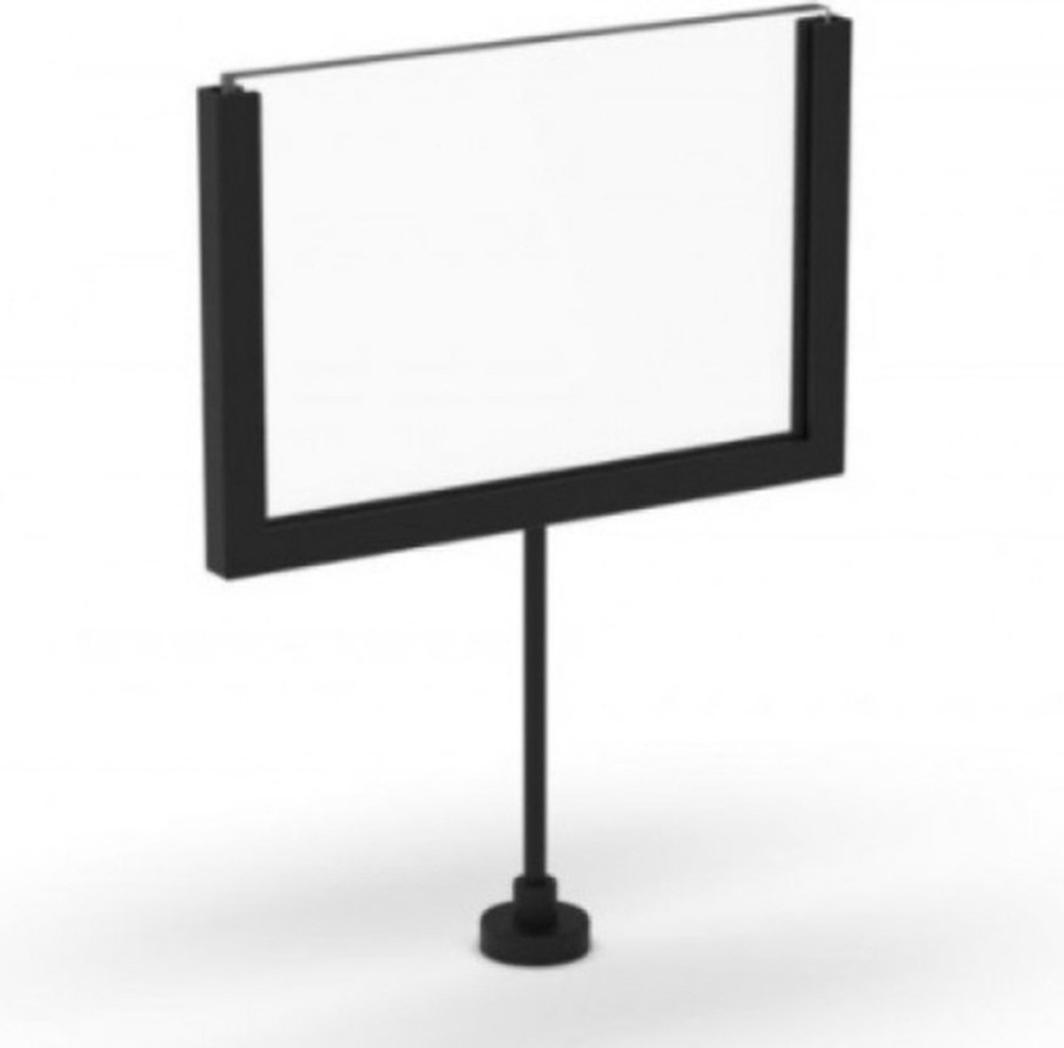 Display A6 magnetisch zwart 01ST0044V_zwart