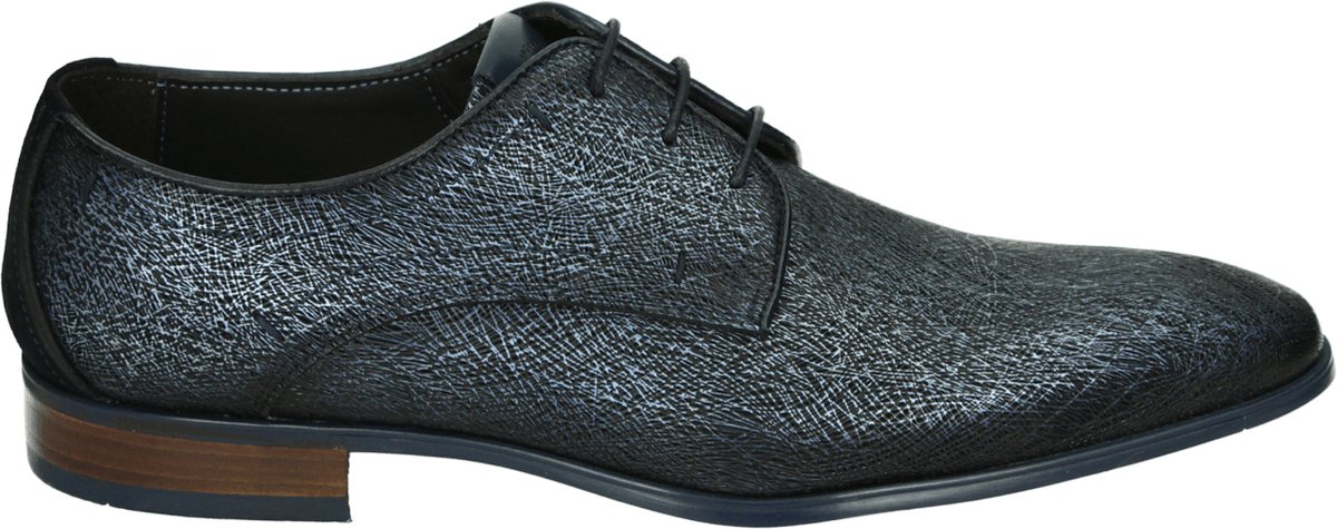 Giorgio - HE964189 - Nette herenschoenenHeren veterschoen - Kleur: Blauw - Maat: 44