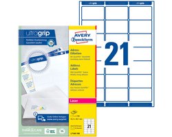 QuickPEEL Adresetiketten, Laser/Inkjet/Kleurenlaser, 2100pcs.