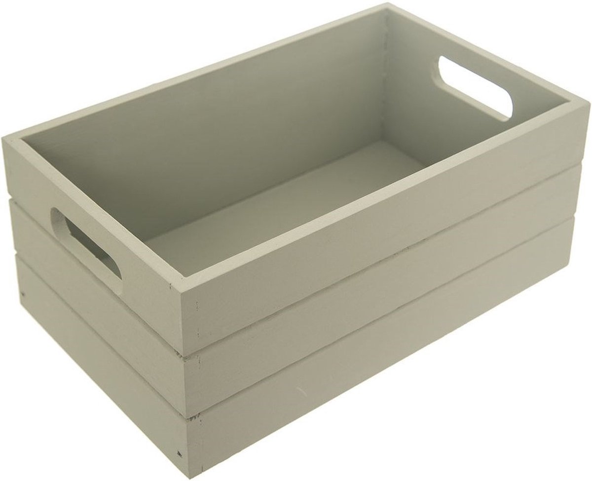 Opbergdoos Houten 36x26x15 cm - Opbergbox - Opbergmand