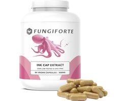 FungiForte - Inktzwam Extract 500mg - 90 stuks - Non-GMO - Lab Tested - Coprinus Comatus Capsules - Paddenstoelen Supplement