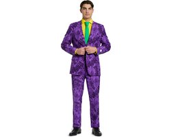 OppoSuits The Joker™ - Heren Pak - Halloween Kostuum - Verkleedkleding - Batman DC Comics Pak - Paars - Maat 62