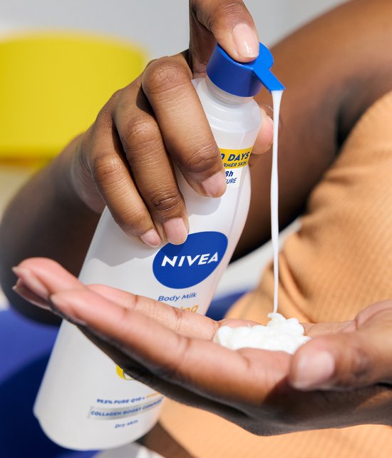 NIVEA Q10 Verstevigende Bodylotion met Pomp - Lotion met Vitamine C - Bodycrème - 72 uur Hydratatie - Voor Normale Huid - 400 ml