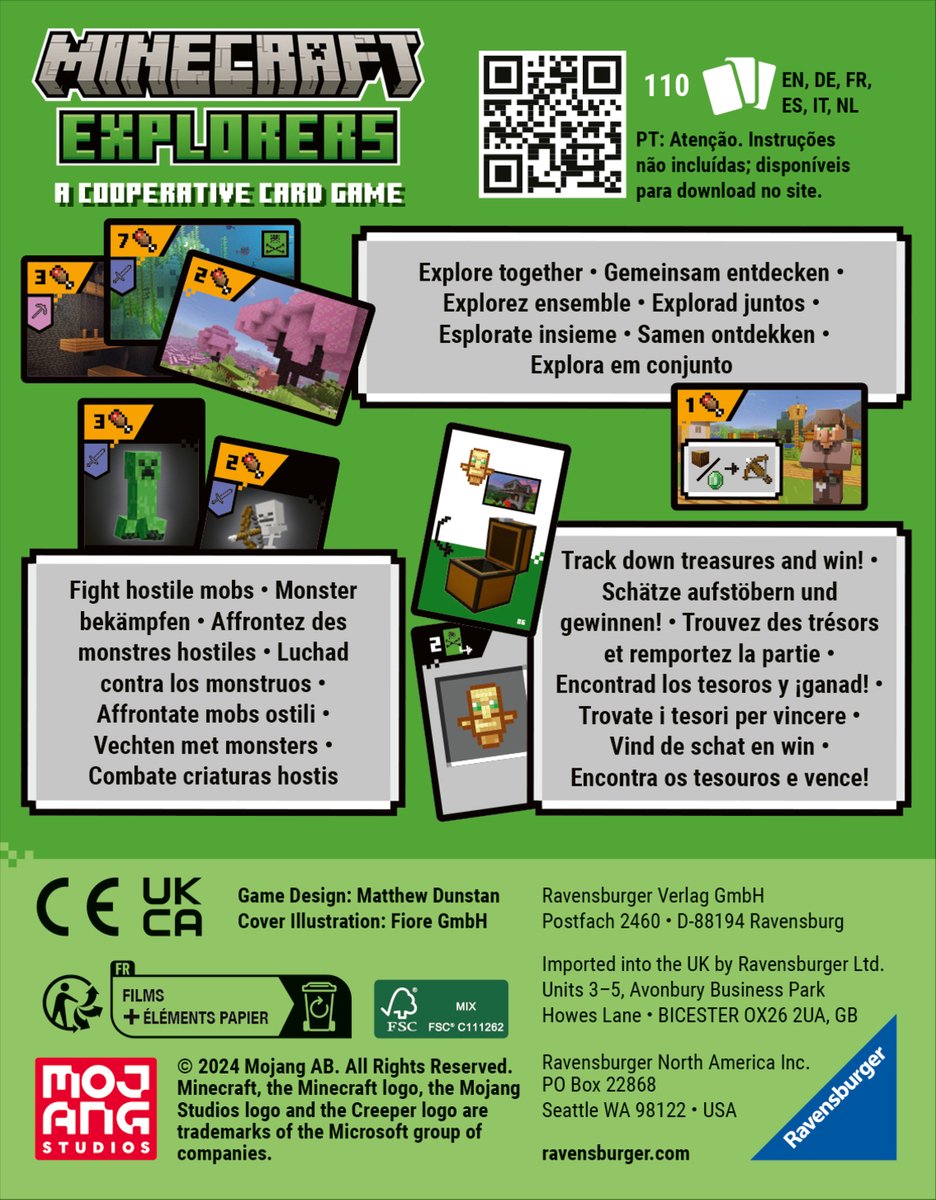 Ravensburger Minecraft Explorers - CoÃ¶peratief Kaartspel voor Kinderen — afbeelding 3