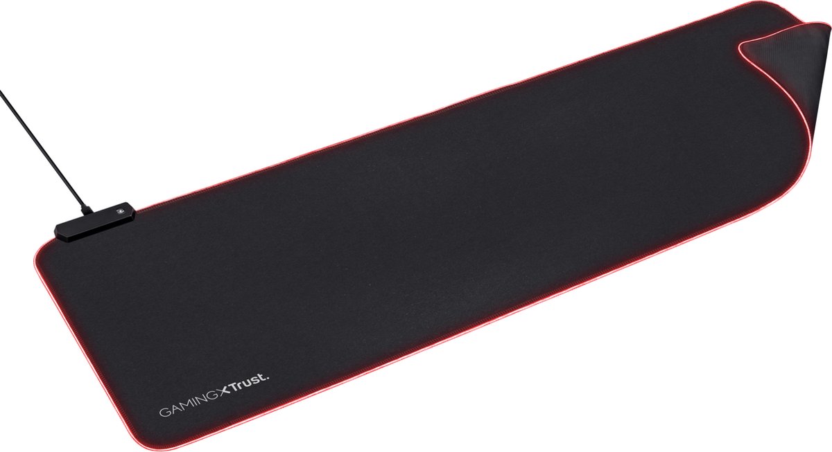 Trust GXT 764 Glide-Flex XXL RGB Muismat Zwart