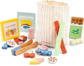 New Classic Toys® Houten Speelgoed Snoepjes - Speelgoed Snoep in Zak - Winkel Accessoires - FSC - Rollenspel Speelgoed - Speelgoedeten - Vanaf 3 Jaar