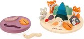 Janod WWF - Ecosysteem Balanceerspel - Dit Houten Spel Is Ideaal Om De Behendigheid Van Kinderen Te Ontwikkelen En Ze Tegelijkertijd Bewust Te Maken Van Het Belang Van Elk Levend Wezen - Geschikt Vanaf 2 Jaar