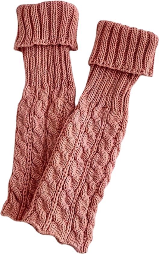 VUCDXOP Beenwarmers voor Dames Winter, Gebreide Winter Thermische Warme Beenwarmers - Lange Sokken, Laarzenmanchetten, Topper, Leggings Pads Voor Vrouwen, Dames, Meisjes, Beste Kerstcadeau (55 cm