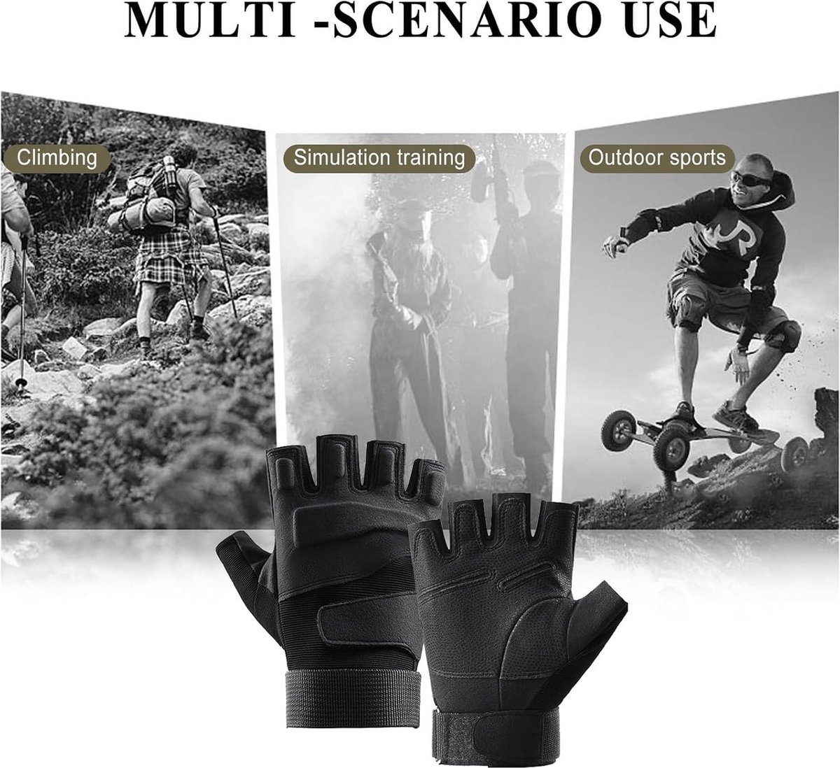 Gant De Musculation Gants Vélo,Gants De Sport Antidérapants Pour Hommes Et Femmes,à La Mode Gant De Musculation Homme