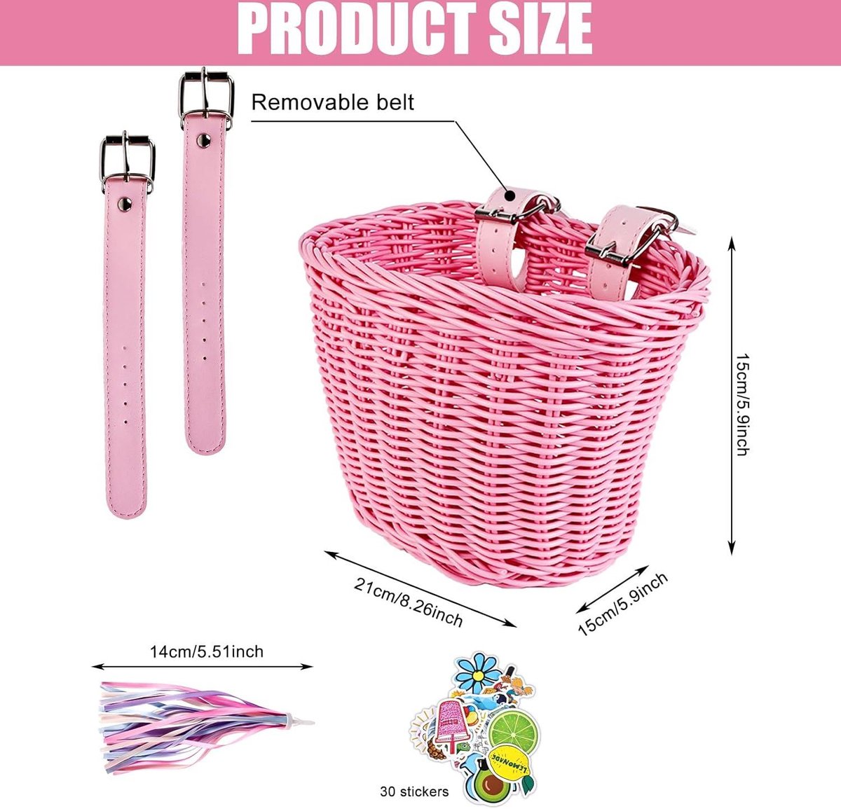 Panier De Vélo Pour Enfants Panier Avant Pour Tricycles Accessoires Extérieurs
