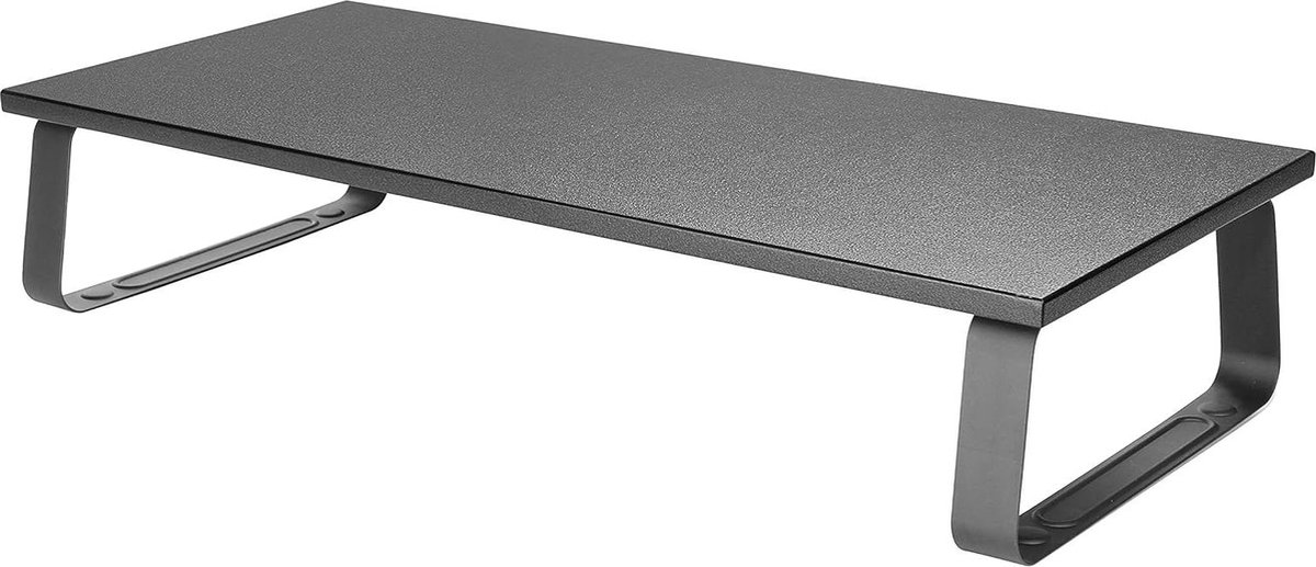 Monitorstandaard voor bureau-opzetstuk - computermonitoren 60x26cm - beeldschermverhoging laptoptafel